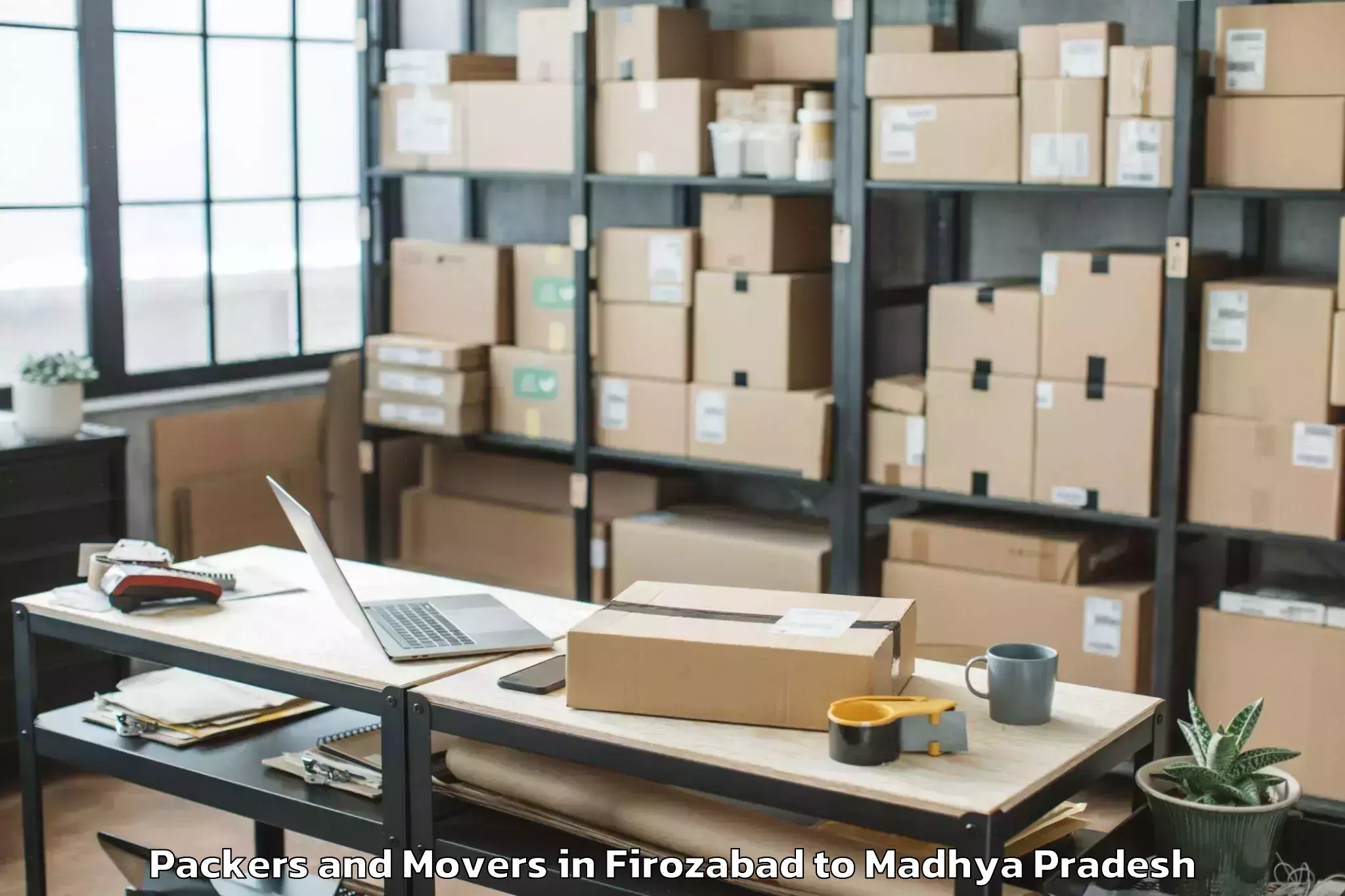 Easy Firozabad to Katni Packers And Movers Booking